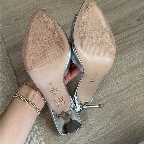 Schutz Silver Heels - Picture 3 of 3